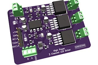 design automotive led headlight pcb, led driver, and embedded display system