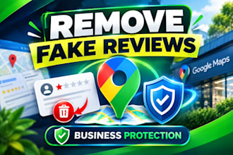 remove fake harmful google maps business reviews