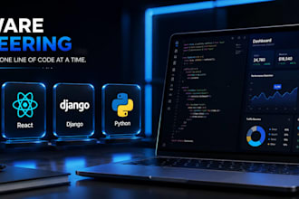 develop responsive react web applications and dashboards