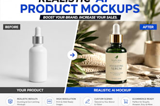 create realistic ai product mockups