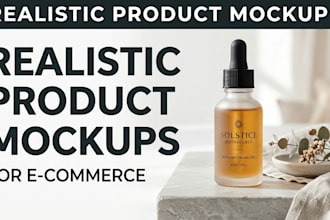 create realistic product mockups for your ecommerce product