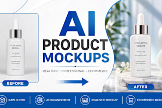 create realistic ai product mockups for ecommerce