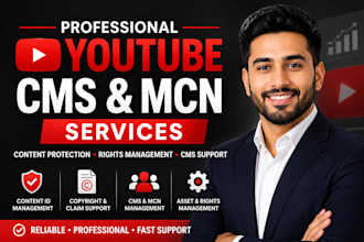 provide professional youtube cms and mcn services