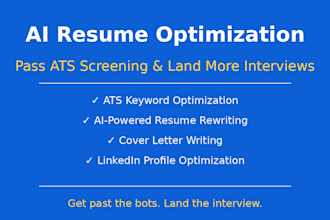 optimize your resume to pass ats screening and land more interviews