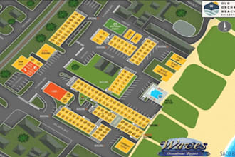 design real estate maps, property maps, aerial maps and professional site plans