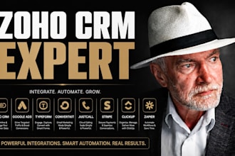 integrate zoho crm google ads typeform convertkit justcall stripe clickup zapier