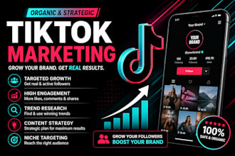 tiktok marketing and organic promotion for real growth