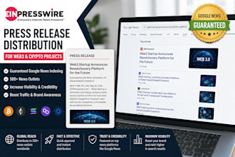 write and distribute crypto web3 press release on ein presswire