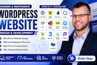 develop custom wordpress website using bricks builder breakdance oxygen builder