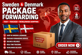forward your packages from sweden and denmark worldwide