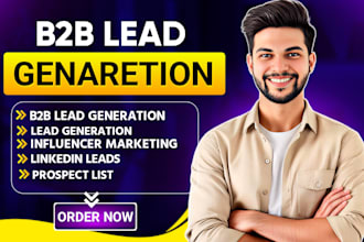 do verified b2b lead generation and targeted influencer research