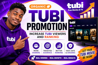 do organic tubi promotion increase tubi viewers and ranking