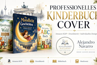 ich gestalte ihr professionelles kinderbuch cover für amazon KDP und druck