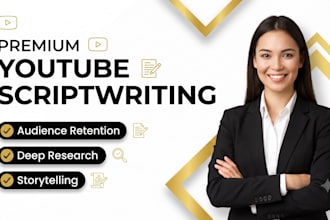 write engaging youtube scripts with storytelling and audience retention