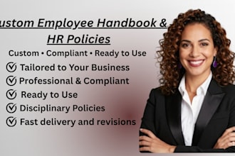 write or edit your employee handbook and HR policies