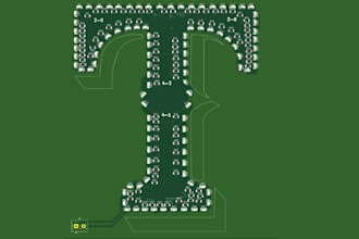 led pcb design, automotive led pcb, led driver circuit, pcb layout, in easyeda