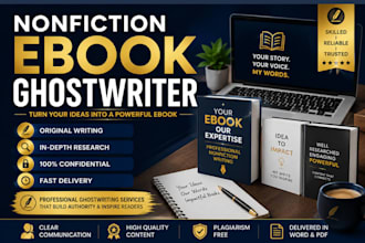 ghostwrite your ebook as a skilled nonfiction ebook gostwritter
