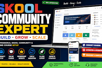 build skool community online course membership website circle so kajabi expert