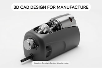 create patent drawings prototype and 3d cad model for your invention fusion 360