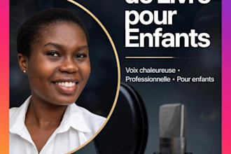 je vais enregistrer une voix pour vos audiobooks