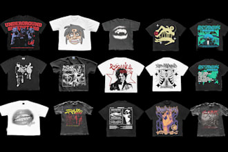 design a streetwear designs for clothing brand
