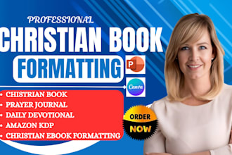 format and design your christian ebook, daily devotional, and christian novel