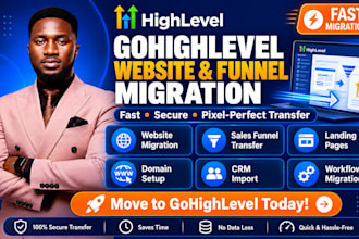 migrate gohighlevel website sales funnel transfer ghl landing page funnel clone