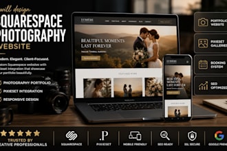 design squarespace creative photography pixieset website store audit error fix