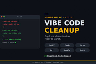 be your vibe code cleanup expert