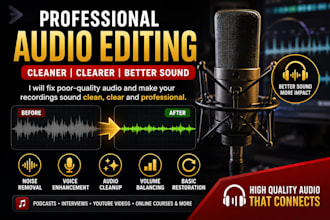 clean up and enhance your audio with ai