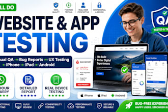 do app testing and website testing,QA,iphone,ipad,and android user testing