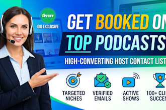 research active targeted podcast guest opportunities and verified host contacts