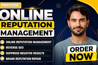 do ORM online reputation management reverse seo and suppress negative results