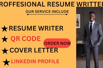 write a professional resume and cover letter