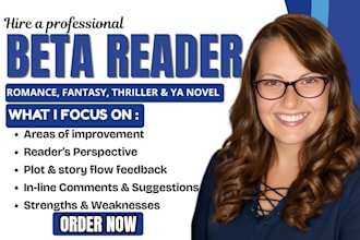 beta read romance thriller ya novel beta reader fantasy cozy mystery beta reader