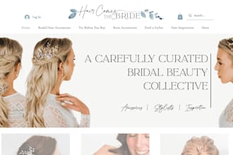 do wix website redesign, luxury wix website, wix website development, luxury wix