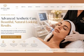 design med spa website medical website med spa spa website medspa beauy website