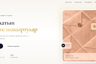 create a modern responsive website
