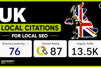 build manual UK local citations for local SEO
