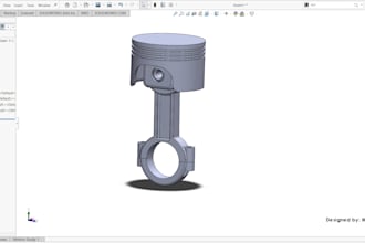 create accurate solidworks 3d models of mechanical parts for manufacturing