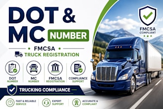 do dot, mc number, truck registration and fmcsa compliance