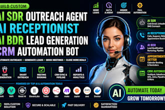 build ai sdr outreach agent ai bdr crm lead generation automation salesforce