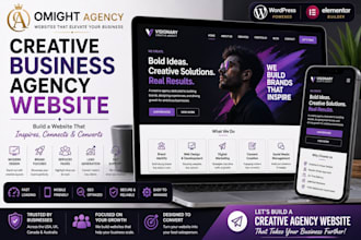 creative agency website, business agency website, digital agency website