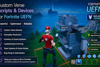 create custom verse scripts and devices for fortnite uefn
