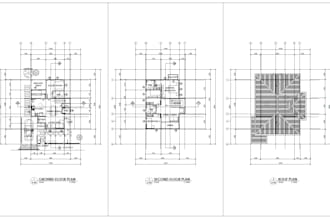draw professional autocad architectural and construction drawings