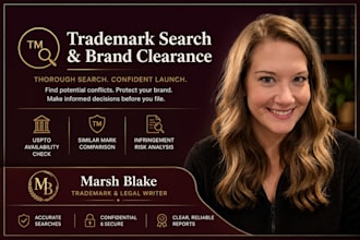 draft trademark search, brand clearance, uspto, availability, infringement