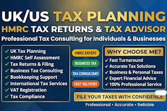 be your tax consulting advisor US UK tax planning tax filling hmrc tax returns
