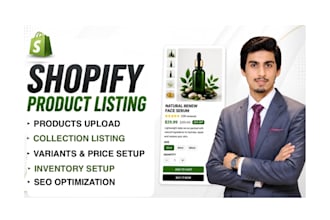 professionally do shopify product listing and shopify SEO optimization