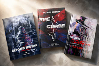 illustrate a unique custom ebook cover for your novel