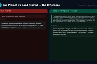 write custom ai prompts for your business that actually get results